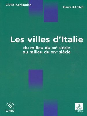 cover image of Les villes d'Italie